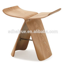 Hot selling oak wood butterfly stool replica Yanagi stool